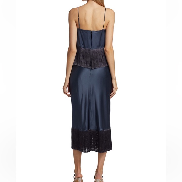 Cinq a sept Eastwood Silk Fringe Dress - Picture 4 of 7